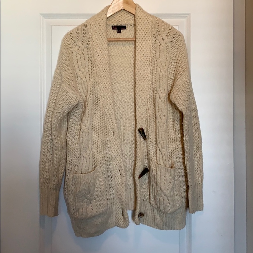 Cream color oversized sweater